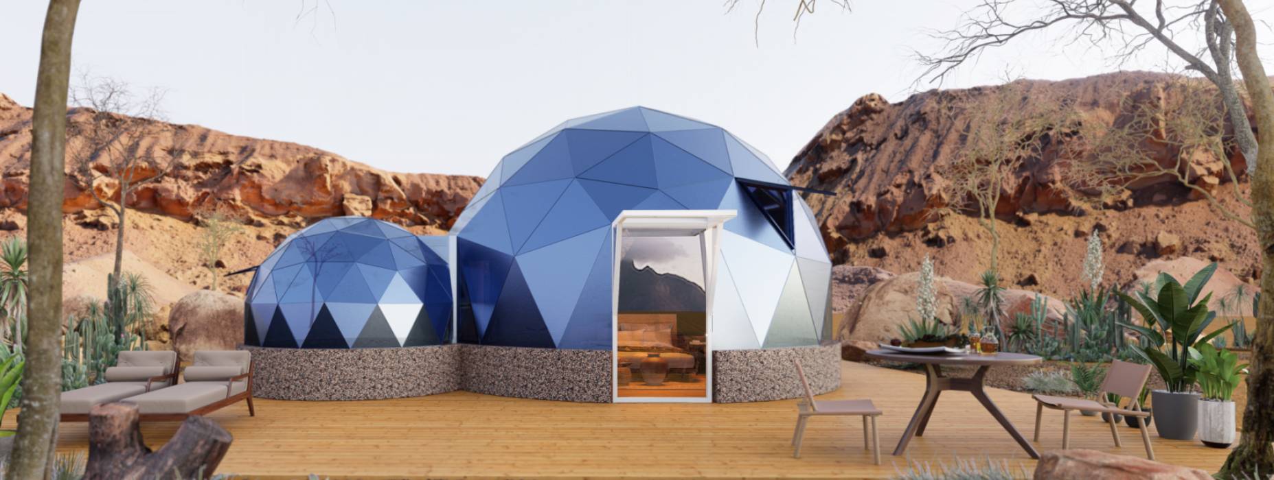 章贡区球形智能光伏玻璃星空房